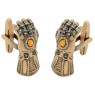 Gemelos para camisa guante Thanos Infinity War - bronce
