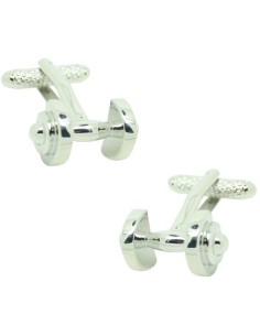 Boutons de manchette pour chemise - Haltères de gym