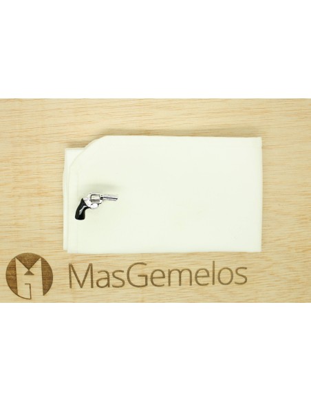 Gemelli da polso camicia - Revolver con chiusura rotonda