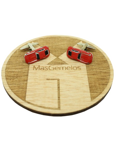 Gemelos para camisa Jaguar E-Type rojo