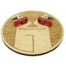 Gemelos para camisa Jaguar E-Type rojo