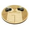 Gemelli per camicia Jaguar E-Type neri