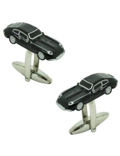 Gemelli per camicia Jaguar E-Type neri