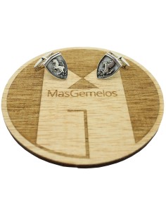 Gemelli da polso Ferrari con Scudetto in Argento Sterling 925 PREMIUM 2