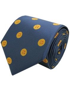 Corbata de Bola de dragon 4 estrellas azul marino -dragon ball