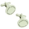 Custom shirt cufflinks engraved with Arabic words - steel