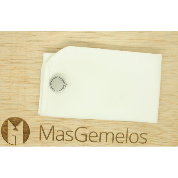 Gemelli da polso personalizzati incisi con parole in arabo - acciaio