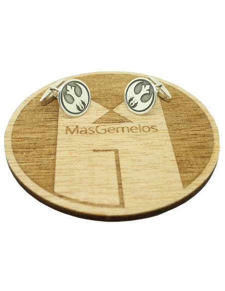 Gemelli camicia Alleanza Ribelle Star Wars Personalizzati Argento 925