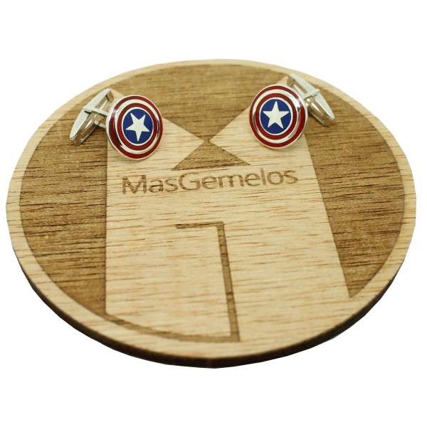 Gemelli per camicia Capitan America 925 PREMIUM