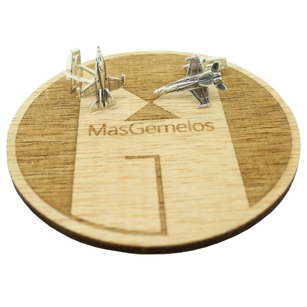 Boutons de manchette F-18 Fighter Fighter Shirt  sterling 925 PREMIUM