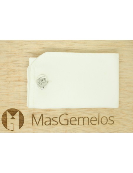 Gemelli per camicia personalizzati con facce ovali verticali