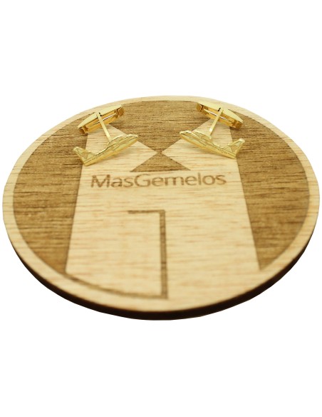 Personalized amphibian airplane cufflinks 925 Sterling/ gold plated