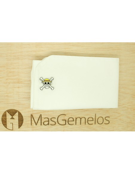 Gemelli per camicia con teschio One Piece