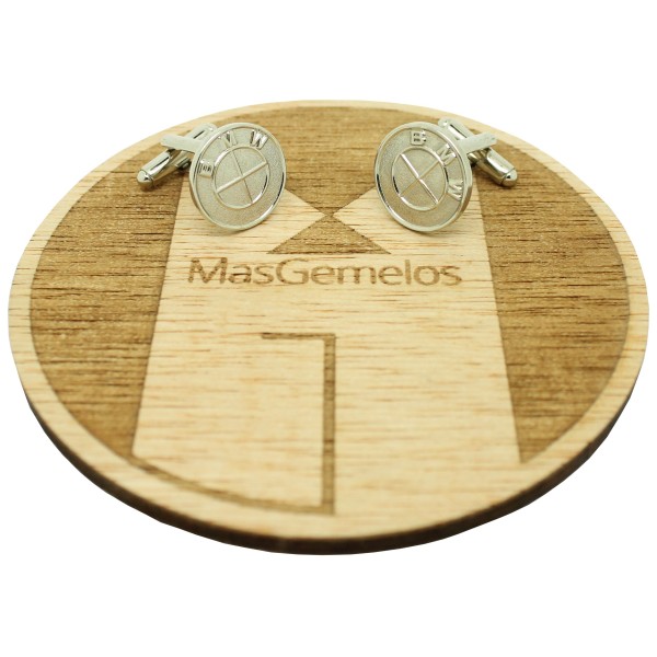 Cufflinks for BMW emblem shirt plated