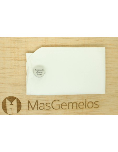 Abotoaduras personalizada gravada caminhando sempre juntos - aço