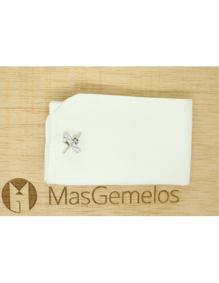 Gemelli da camicia con scudo della Guardia Civile in argento