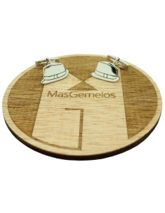 Abotoaduras personalizadas com design de chapéu em prata de lei 925 2
