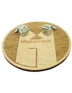 Custom cufflinks with engraved phrases From your arm to the altar I lo 2