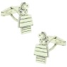 Gemelli da polso Snoopy in argento sterling 925 personalizzati