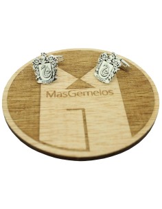 Custom Harry Potter Slytherin House Crest Cufflinks - 925 Sterling Sil 2