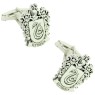 Custom Harry Potter Slytherin House Crest Cufflinks - 925 Sterling Sil