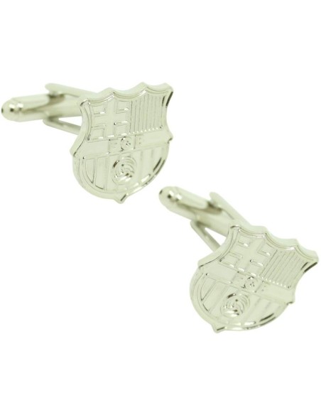 Silver Plated Barcelona FC Cufflinks