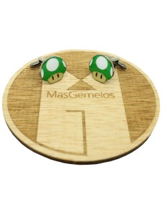 Gemelos para camisa Seta Verde Super Mario Bros. 2