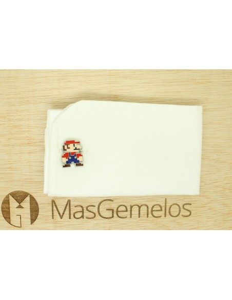 Manschettenknöpfe für Hemd Super Mario Bros Pixel Art