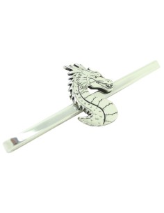 Fermacravatta personalizzato Shenron Dragon Ball argento sterling 925