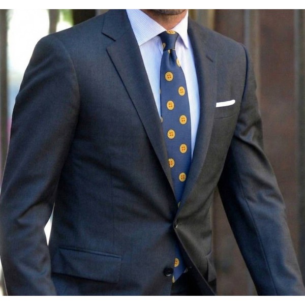 Navy blue Dragon Ball 4-star tie - Dragon Ball