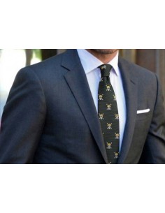 Corbata seda de One Piece negro 2