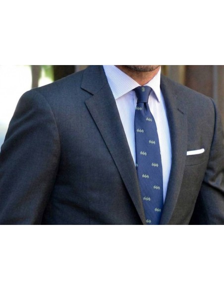 Cravatta di Batman blu navy