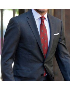 Red Darth Vader Star Wars silk tie 2