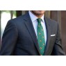 Spain flag tie on neck - green