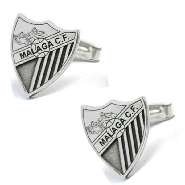 Boutons de manchette chemise Malaga CF – Argent sterling 925 PREMIUM