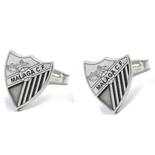 Malaga CF Shirt Cufflinks – 925 Sterling Silver PREMIUM