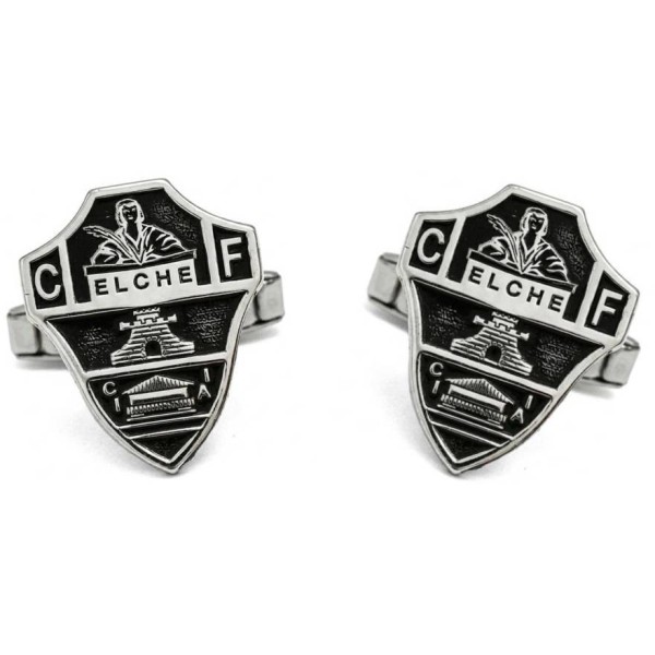 Elche CF Hemd-Manschettenknöpfe 925 Sterling Silber PREMIUM