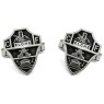 Boutons de manchette chemise Elche CF Argent sterling 925 PREMIUM