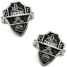 Elche CF Hemd-Manschettenknöpfe 925 Sterling Silber PREMIUM
