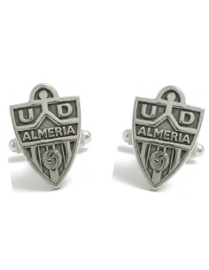 Boutons de manchette chemise Almería CF Argent sterling 925 PREMIUM 2