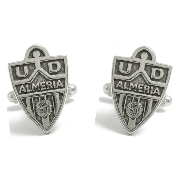 Gemelos de camisa Almeria CF Plata de ley 925 PREMIUM