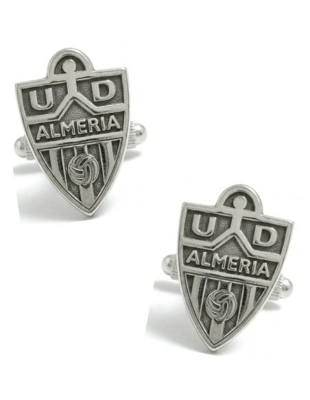 Gemelos de camisa Almeria CF Plata de ley 925 PREMIUM