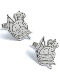 Gemelli da polso Real Sociedad CF Argento Sterling 925 PREMIUM