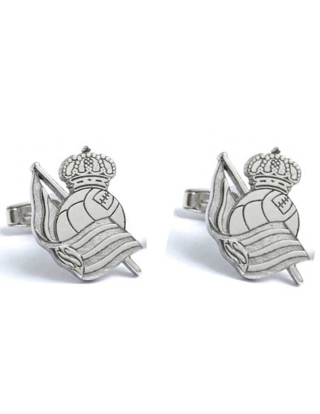 Real Sociedad CF Hemd Manschettenknöpfe 925 Sterling Silber PREMIUM
