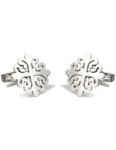 Gemelli da polso Croce di Alcántara in argento sterling 925 2