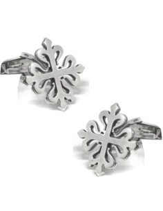 Gemelli da polso Croce di Calatrava in argento sterling 925