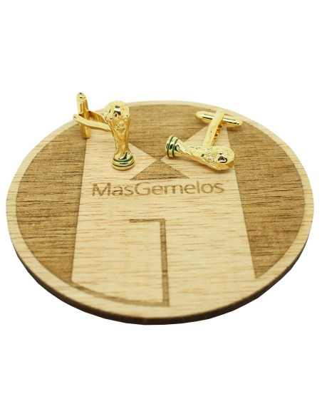 World Cup trophy cufflinks 🏆