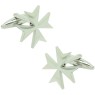 Silver Maltese Cross Shirt Cufflinks