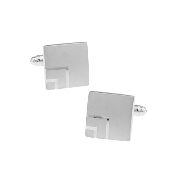 Silver Square Cufflinks 