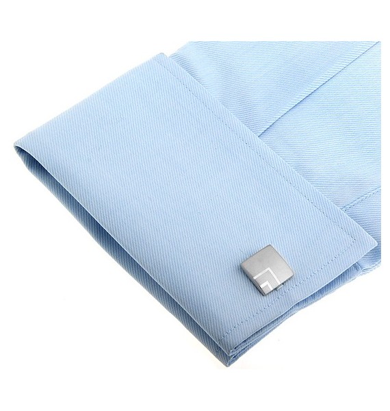 Silver Square Cufflinks 